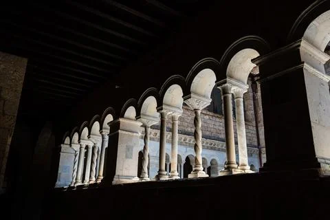 Subiaco. The Monastery of Saint Scholastica Fotos Stock