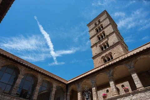 Subiaco. The Monastery of Saint Scholastica Fotos de archivo