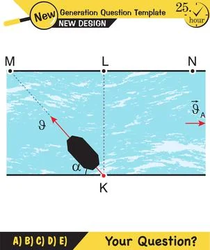 The subject of relative and compound motion Stock Illustration