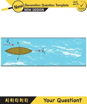 The subject of relative and compound motion Stock Illustration