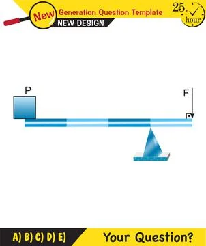 The subject of simple machines Stock Illustration