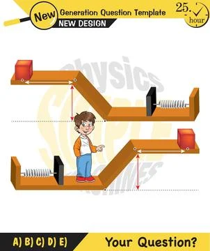 The subject of simple machines Stock Illustration