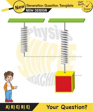 The subject of simple machines Stock Illustration