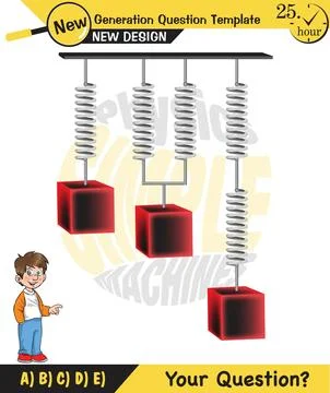 The subject of simple machines Stock Illustration