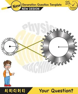 The subject of simple machines Stock Illustration