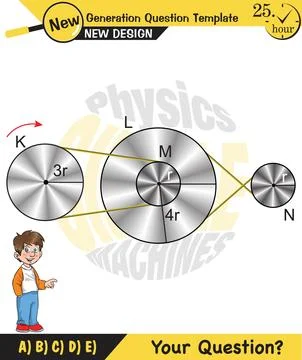 The subject of simple machines Stock Illustration