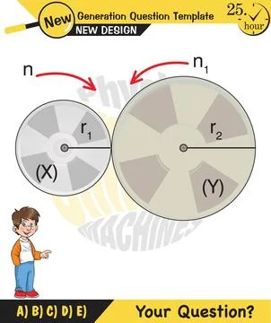 The subject of simple machines Stock Illustration