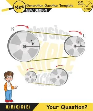The subject of simple machines Illustrazione stock