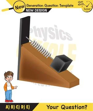 The subject of simple machines Stock Illustration