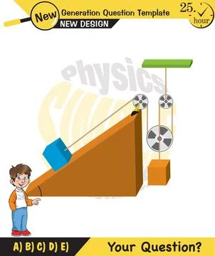 The subject of simple machines Stock Illustration