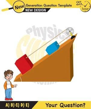 The subject of simple machines Stock Illustration