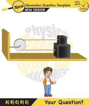 The subject of simple machines Stock Illustration