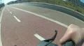 Subjective on bike braking HD Footage