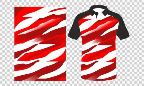 Sublimation jersey mockup  Illustrazione stock