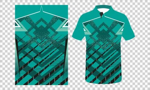 Sublimation jersey mockup  Illustrazione stock