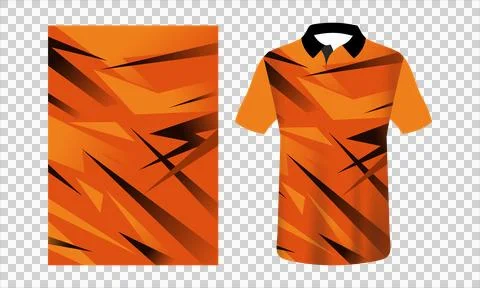 Sublimation jersey mockup  Stock Illustration