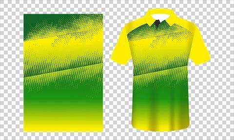 Sublimation jersey mockup  Stock Illustration