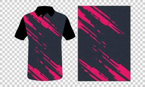Sublimation jersey mockup  Stock Illustration
