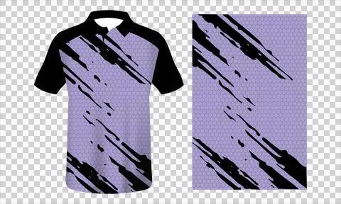 Sublimation jersey mockup  Stock Illustration