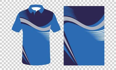 Sublimation jersey mockup  Stock Illustration