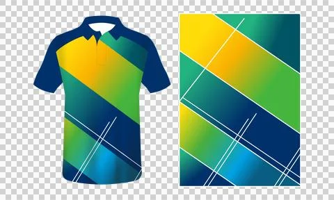 Sublimation jersey mockup  Illustrazione stock