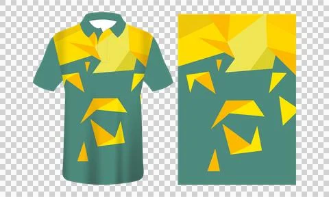 Sublimation jersey mockup  Stock Illustration