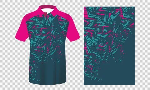 Sublimation jersey mockup  Illustrazione stock