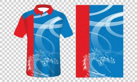 Sublimation jersey mockup  Illustrazione stock