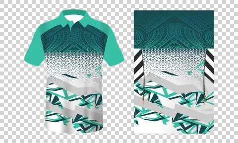Sublimation jersey mockup  Illustrazione stock