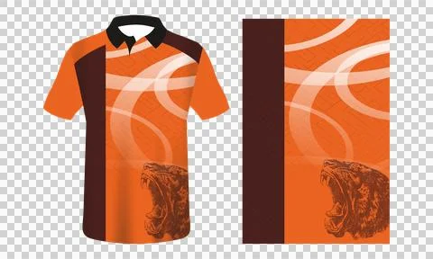 Sublimation jersey mockup  Illustrazione stock