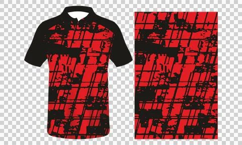 Sublimation jersey model Stock Illustration