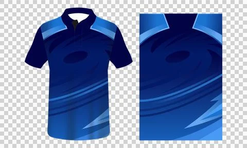 Sublimation jersey model Illustrazione stock
