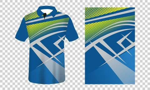 Sublimation jersey model Stock Illustration