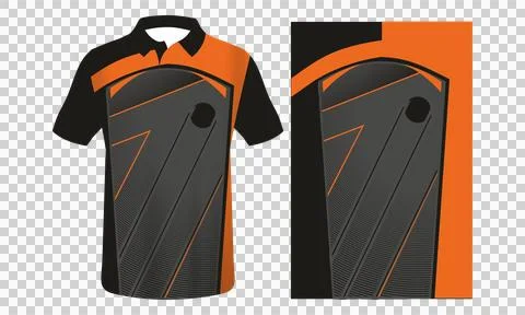 Sublimation jersey model Stock Illustration
