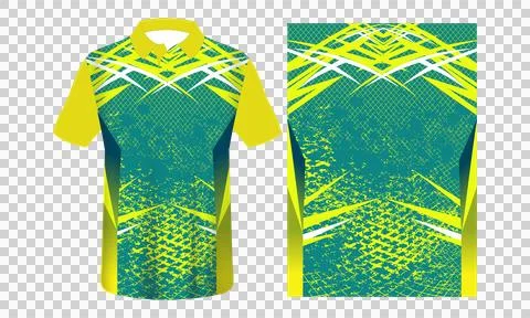 Sublimation jersey model Stock Illustration