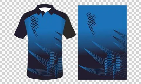 Sublimation jersey model Stock Illustration