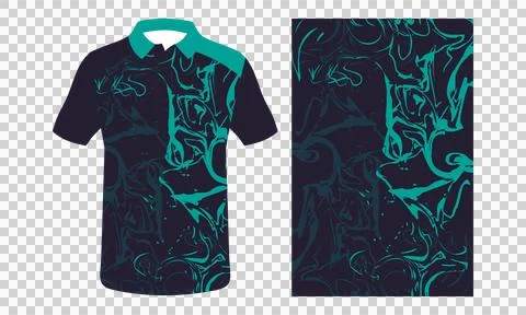 Sublimation jersey model Stock Illustration