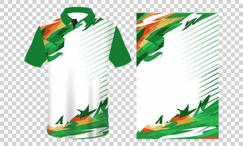 Sublimation jersey model Illustrazione stock