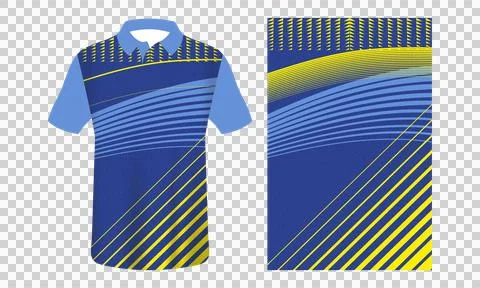 Sublimation jersey model Stock Illustration