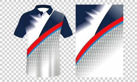 Sublimation jersey model Stock Illustration