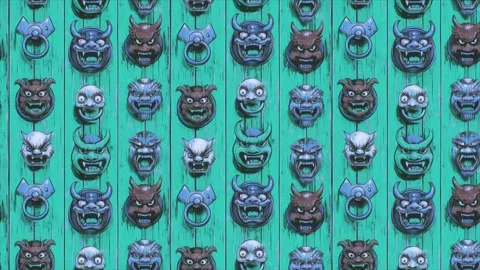 Sublime Knocker Vertical Motion Stock Footage 306464024