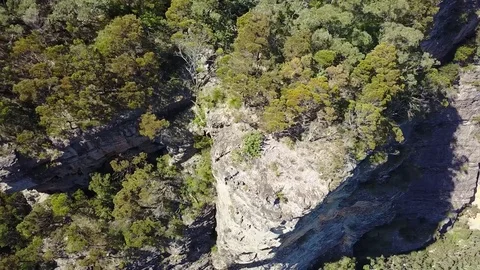 Sublime Point Blue Mountains 4K Drone Stockbeeldmateriaal 80210240