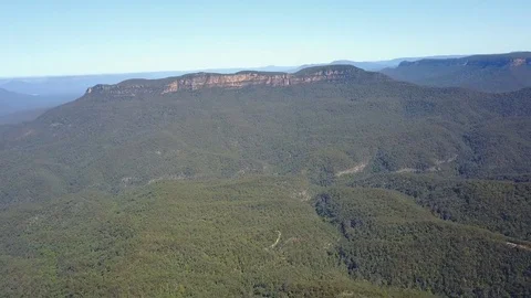 Sublime Point Blue Mountains 4K Drone Stockbeeldmateriaal 80210718
