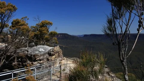 Sublime Point, Blue Mountains Lookout Stockbeeldmateriaal 80213838