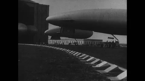 Submarine being moved Stock Footage