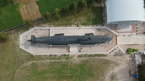 Submarine that cannot be sink Stock Footage 141172909