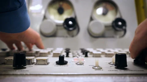 Submarine control Bang manually Stock Video Pond5