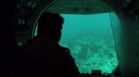 Submarine Driver 스톡 동영상 44979680