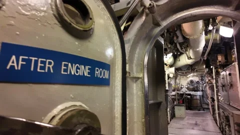 Submarine Engine Room Vídeos de archivo 295230683