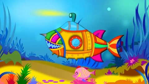 Submarine Stock Footage 135216531